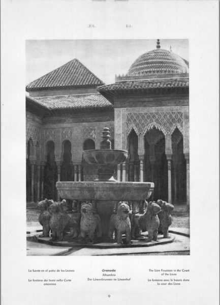 Photo 009: Granada Alhambra – The Lion Fountain in the Court of the Lions
