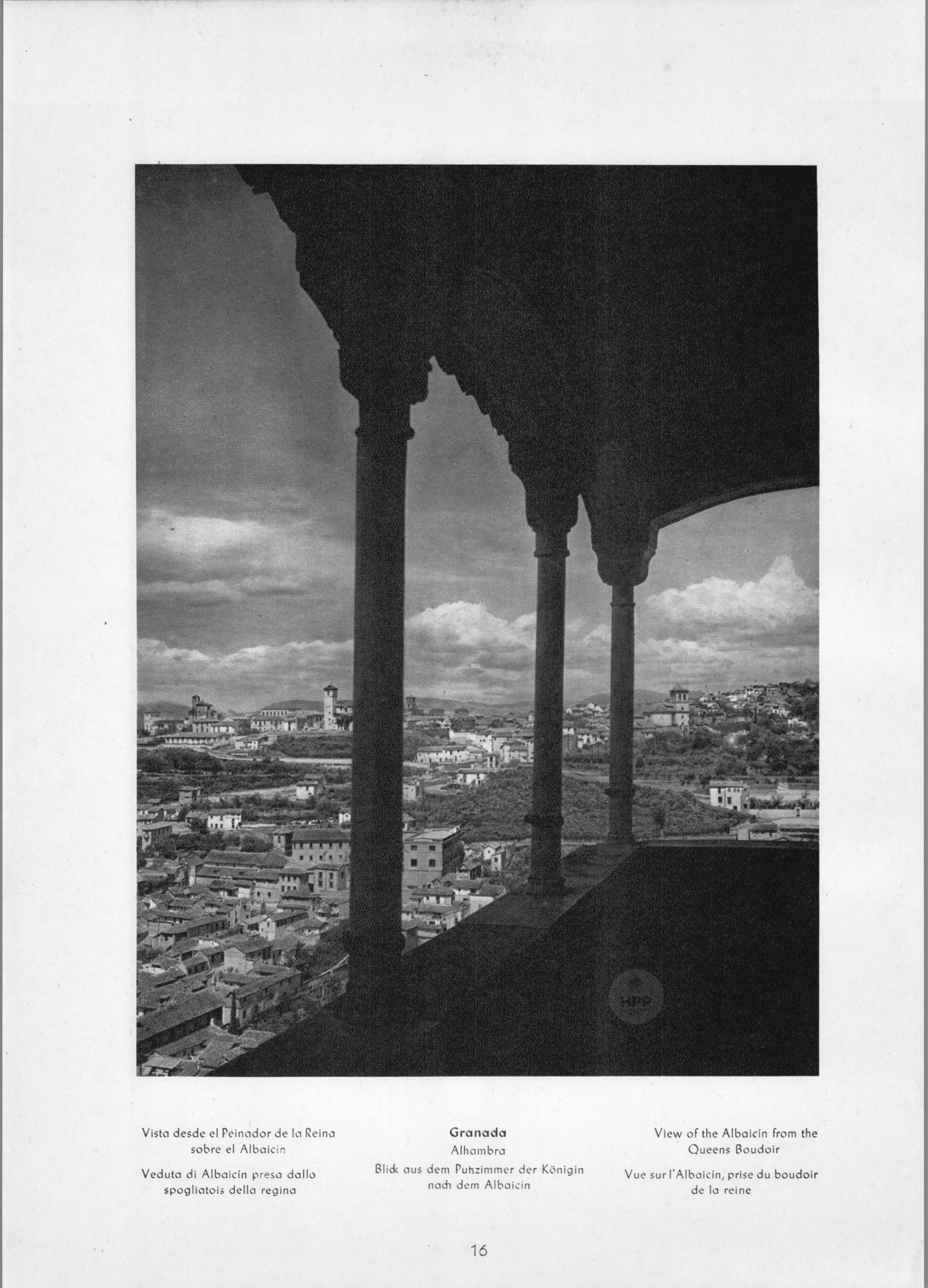 Granada Alhambra - View of the Albaicin from the Queens Boudoir