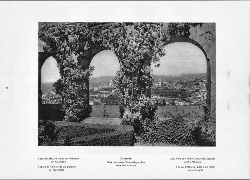 Photo 021: Granada Generalife – View from one of the Generalife Gardens on the Albaicin