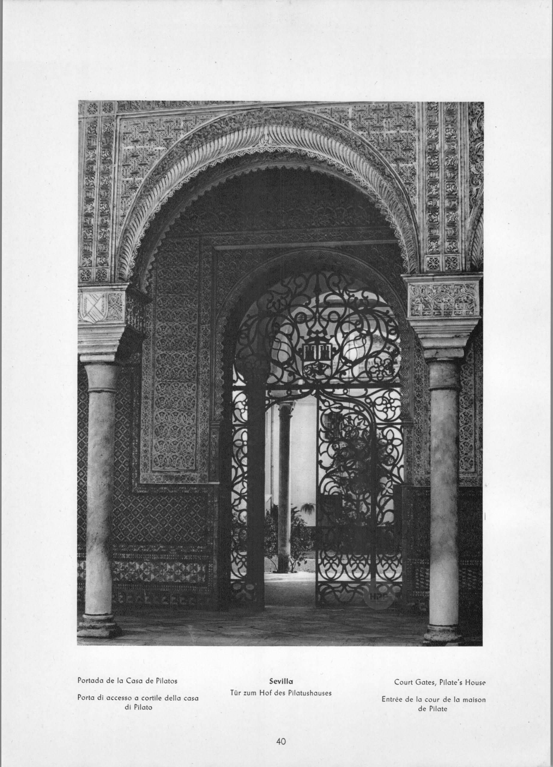 Sevilla - Court Gates - Pilate's House